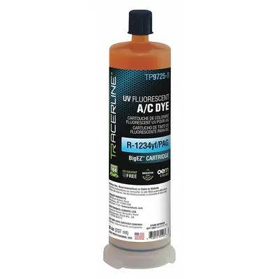 TRACERLINE TP9725-8 A/C Dye Refill Cartridge, 8 oz, R-1234yf, 6-Pack - A/C Dye Refills