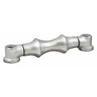 Pipe Roll: Galvanized Cast Iron, For 4 in Pipe, 4 3/4 in Roller Lg, 750 lb Load Capacity, Cast Iron (MPN 0560510141)