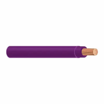 OEM Building Wire: Copper, 12 AWG, 1 Conductors, Solid, Purple, 1,000 ft Lg - Copper THHN/THWN-2 Building Wires
