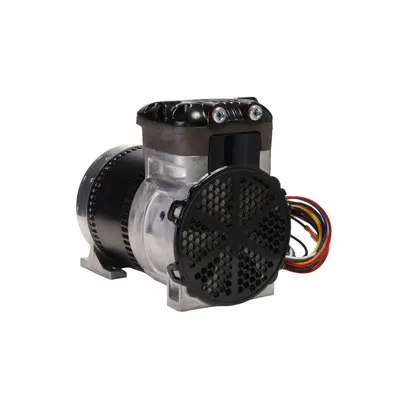 GAST Rocking Piston Compressor Vacuum Pump: 0.25 hp, 1 Phase, 115/230V AC - Rocking Piston High Flow Compressor/Vacuum Pumps