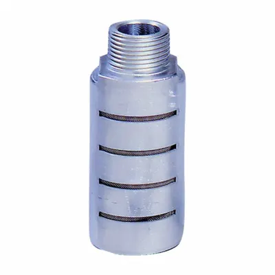 ARROW PNEUMATICS Muffler: 1/4 in BST, 5/8 in Hex Size, Stainless Steel, 18 dB NRR - Pneumatic Exhaust Mufflers