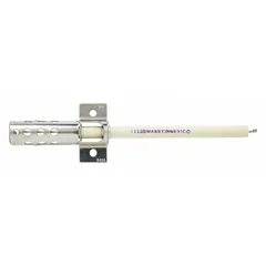 OEM replacement ignitor for Whirlpool gas ovens. Used to ignite the gas burner for baking and broiling. Direct factory-spec replacement part.