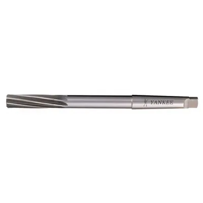 YANKEE Chucking Reamer: 1.5 in Dia, 1 1/2 in, Spiral Flute, High Speed Steel - Morse Taper-Shank Spiral-Flute High-Speed Steel Chucking Reamers