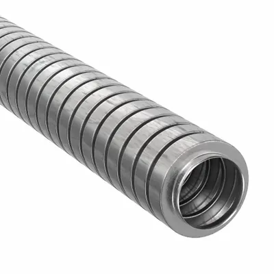 OEM Flexible Metal Conduit - Reduced Wall: 3/4 in Trade Size, 100 ft Overall Lg - Reduced Wall Flexible Metal Conduit