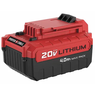 PORTER CABLE Battery: 20V MAX*, 4 Ah, Battery Included - Assorted Brands Cordless Tool Batteries
