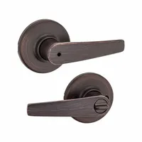 KWIKSET Door Lever Lockset: Privacy Lever Locksets, Bronze, ADA Compliant (MPN 300DL-11P-6AL-RCS)