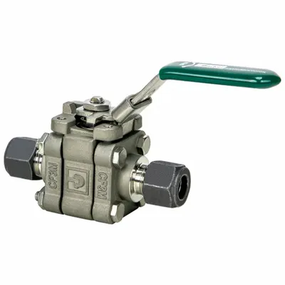 Parker 12A-SWB12L-RT-T-SS-LD-GR 3/4 in 316 Stainless Steel - Straight-Body Stainless Steel Ball Valves