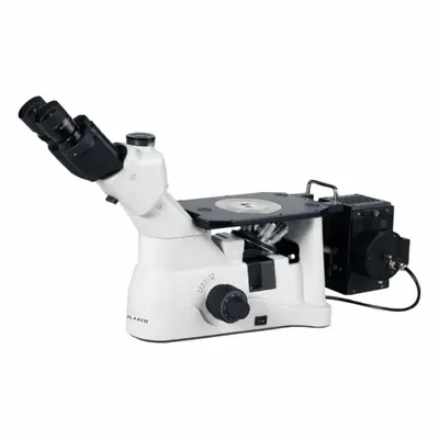 LAXCO LMI3-MTD Trinocular Inverted Microscope, 5X to 50X, 72mm Working Distance - Inverted Microscopes