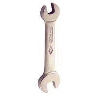 AMPCO Open End Wrench: Aluminum Bronze, Natural, 3/4 in_9/16 in Head Size, 6 1/2 in Overall Lg, Std (MPN WO-9/16X3/4)