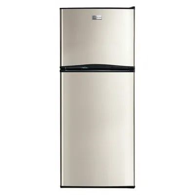 FRIGIDAIRE Top-Freezer Refrigerator: Stainless Steel, 10.1 cu ft Total Capacity - Top-Freezer Refrigerators