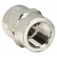 PARKER Metal Pipe Straight: Straight, Carbon Steel, 1/2 in x 1/2 in, 5,500 psi (MPN 8-8 FHC-S)