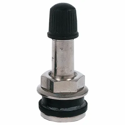 HALTEC Tire Valve: Clamp-In Valve, Clamp-In, 180° Valve Stem Angle, L-Shape - Tire Valve Stems
