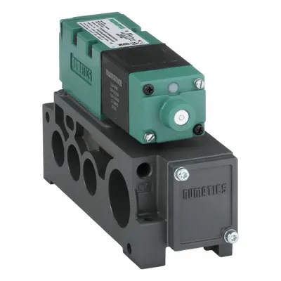 NUMATICS Solenoid Air Control Valve: Four-Way / Two-Position, Single Solenoid - Numatics Mark 15 Directional Control Valves