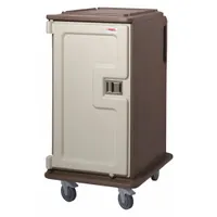 CAMBRO Meal Delivery Cart: 16 Trays, Non-Pass-Through, 1 Doors, Insulated, Polyethylene (MPN EAMDC1418T16194)