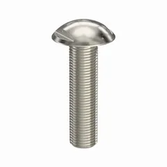 M10x1.50 thread, 40 mm length, truss head with spanner drive, 15 mm width across flats. Made from 316 stainless steel in plain finish. Used in food processing, pharmaceutical, and sanitary equipment requiring corrosion resistance and easy cleaning.