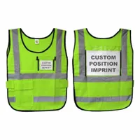 DISASTER MANAGEMENT SYSTEMS Window Vest: Safety Vest ANSI Class Class 1, Lime Green, Nylon (MPN DMS-06186)