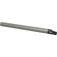 This indexable boring bar is designed for internal turning operations on lathes, such as enlarging or finishing pre-drilled holes. The positive rake geometry and right-hand orientation suit general machining of steel, stainless steel, and cast iron. It accepts standard inserts for versatile boring applications.