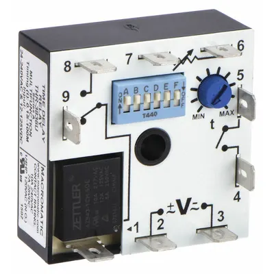 MACROMATIC Multi-Function Encapsulated Timing Relay: Surface Mounted - Surface-Mounted Relays
