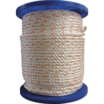 ORION ROPEWORKS General Purpose Utility Rope: Twisted, 3/4 in Dia - UV-Resistant Rope
