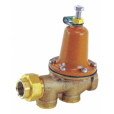 Watts Pressure Reducing Valve: FNPT x FNPT, Copper Silicon Alloy, 180°F Max. Op Temp - Standard Capacity Water Pressure Regulators