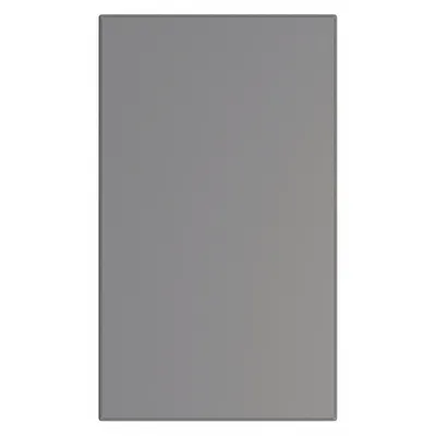 ASI GLOBAL PARTITIONS Partition Panel: Steel, Smooth Semi Gloss, Charcoal, 58 in Ht, 34 in Wd - Panels & Panel Posts for Bathroom Partitions