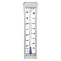 This fixed-angle thermometer and thermowell assembly measures temperatures from 25°C to 200°C with +/-1% accuracy. It features an NPT thread type for installation in pipes or tanks. Typical applications include temperature monitoring in industrial processes such as HVAC, plumbing, and manufacturing