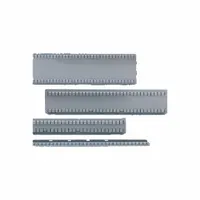 LISTA Drawer Partition: 4 7/8 in Overall Ht, For 250 mm_275 mm Drawer Ht, 22 in Overall Lg, Silver (MPN P200-36/4PC)
