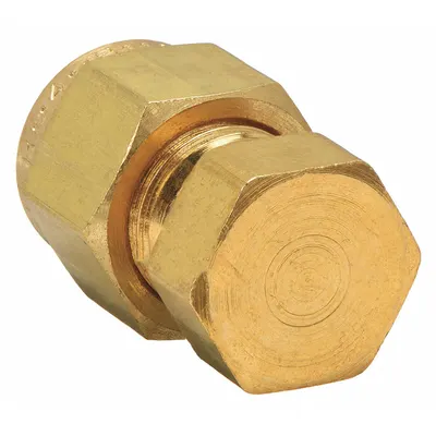 PARKER A-LOK(R) Double-Ferrule Brass Compression Fitting Plug - Double-Ferrule Brass Compression Fittings