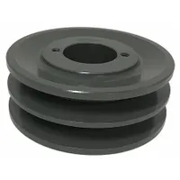 APPROVED VENDOR V-Belt Sheave: 2BK50H, 2 Groove, 4.75 in OD, Bushed Bore, H/QT, Cast Iron