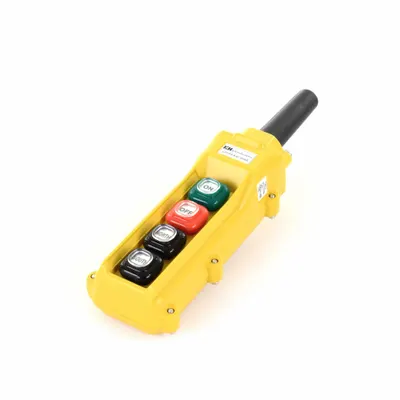 KH INDUSTRIES Pendant Control Station: (4) Push Buttons, 1NO/1NC, On/Off - Push-Button Pendants