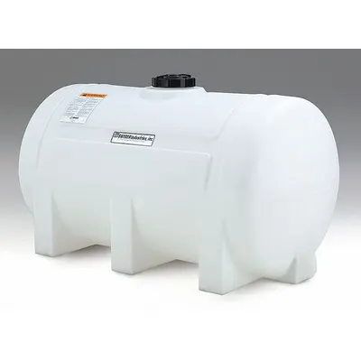SNYDER INDUSTRIES Storage Tank: Single Wall, Horizontal, 125 gal, Closed Top - Horizontal Liquid Storage Tanks