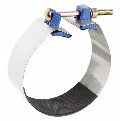 SMITH-BLAIR Repair Clamp: For 2 in Pipe, 3 in Overall Lg, 304 Stainless Steel - Partial-Gasket Repair Clamps for Tube & Pipe