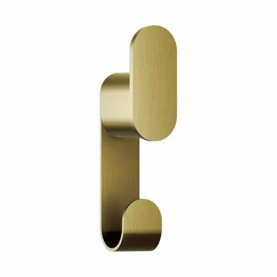 BRADLEY 9B1-110200-BR Stainless Steel Robe Hook, 50 lb Capacity - Bathroom Hooks