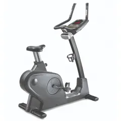The PROMAXIMA CV-GU5 upright exercise bike features a 22 lb flywheel, 6 workout programs, 20 levels with an adjustable fan, and 24 resistance settings. Suitable for indoor cardiovascular training in commercial or home gym environments.