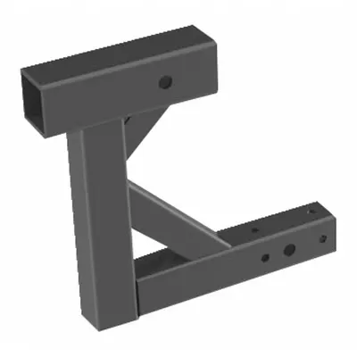 ATV Vise Riser: Steel, 13 1/4 in Overall Lg, 3 in Overall Wd, 14 in Overall Ht - Personnel & Utility Vehicle Accessories