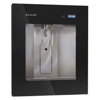 ELKAY Bottle Filling Station: In-Wall, 1.5 gph @ 50°F, Stainless Steel, Black, Midnight Black (MPN LBWD06BKK)