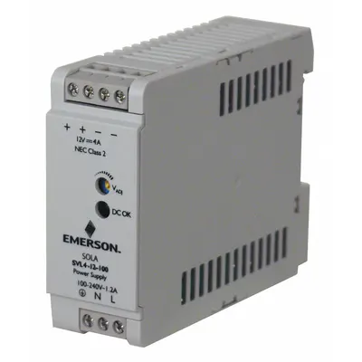 SOLAHD DC Power Supply: DIN Rail, 48 W Output Power - Rated, 4 A Current - Output - DIN Rail Mount DC Power Supplies