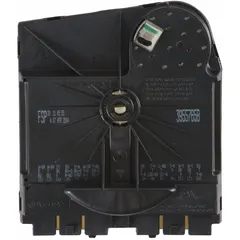 This timer control manages the cycle sequence in washing machines and dryers, advancing through wash, rinse, and spin phases. It is an OEM replacement part for Whirlpool appliances.