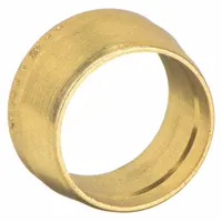 PARKER Compression Fitting Ferrule: 3/4 in OD Size, Compression, Brass (MPN 12FF12-B)