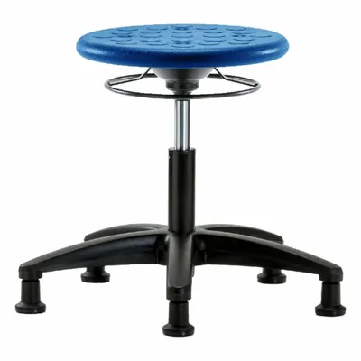 OEM Stool: Polyurethane, Ht Range 15 1/2 in to 20 1/2 in, 13 in Seat Wd, 13 in Seat Dp - Polyurethane Lab Stools