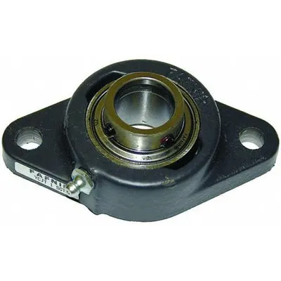 TIMKEN Flange Mount Bearing: Radial Ball, 1 7/16 in Bore, Cast Iron, Set Screws - General Purpose Flange-Mount Ball Bearings