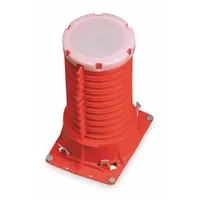 3M Firestop Pipe Cast-In Device: 2.5 in Overall Ht, 2 in For Pipe Size, 3 hr, Pipe, Plastic (MPN 2PCID)