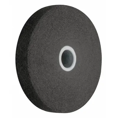 SCOTCH-BRITE Unitized Wheel: 4 in Dia x 1/4 in W, 3/8 in Arbor Hole, Silicon Carbide - Final Finishing Wheels for Stainless Steel & Nickel Alloys