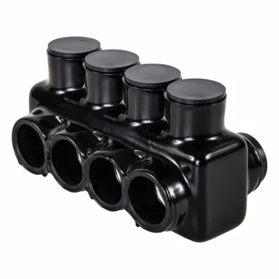 POLARIS Multitap Connector: 4 Port, Double-Sided Entry, 4 AWG – 500 kcmil Wire Size - Dry-Location Double-Sided Entry Multitap Connectors