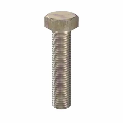 LINDSTROM Hex Head Cap Screw: Steel, Class 10.9, Zinc Yellow, M16, Metric, 70 mm lg - Class 10.9 Steel Hex Head Cap Screws