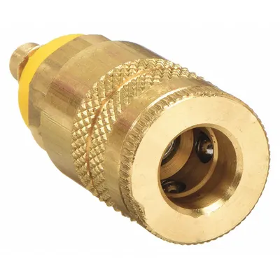 PARKER Quick Connect Hose Coupling: 1/4 in Body Size, 1/4 in Hose Fitting Size - Industrial Interchange Brass Quick-Connect Air Coupling Bodies
