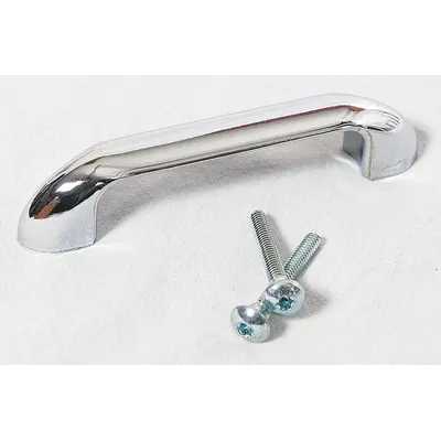 ASI GLOBAL PARTITIONS Door Pull: Zinc - Door Handles & Pulls for Bathroom Partitions
