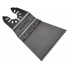 This 10-pack of plunge-cutting blades is designed for oscillating tools with an open-back universal OIS mount. Each blade measures 2-1/2 inches in overall length and is suited for cutting clean wood in applications such as flush cuts and notches in trim, flooring, and framing.