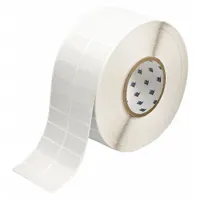 Pre-Cut Label Stock Roll: Tamper Indicating, 3/4 in x 1 1/2 in, 3/4 in, Silver (Matte) (MPN THT-6-7576-10)