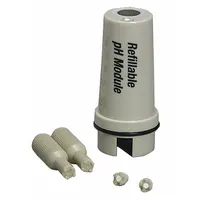 EXTECH Electrode: PH115, pH, 0 to 14 pH, Flat, Proprietary, Single, 5/8 in Overall Dia